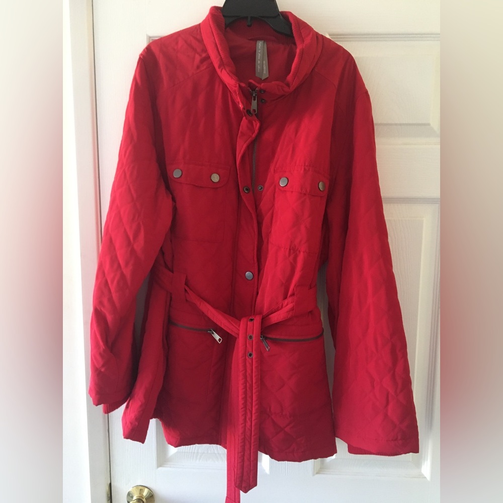 Sz 3X red jacket new without tags